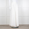 Catherine Deane White Tailored Wide Leg Trousers