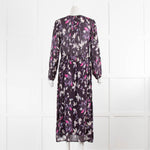 Bella Dahl Purple Floral Maxi Dress