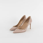Valentino Nude Rockstud Court Shoe