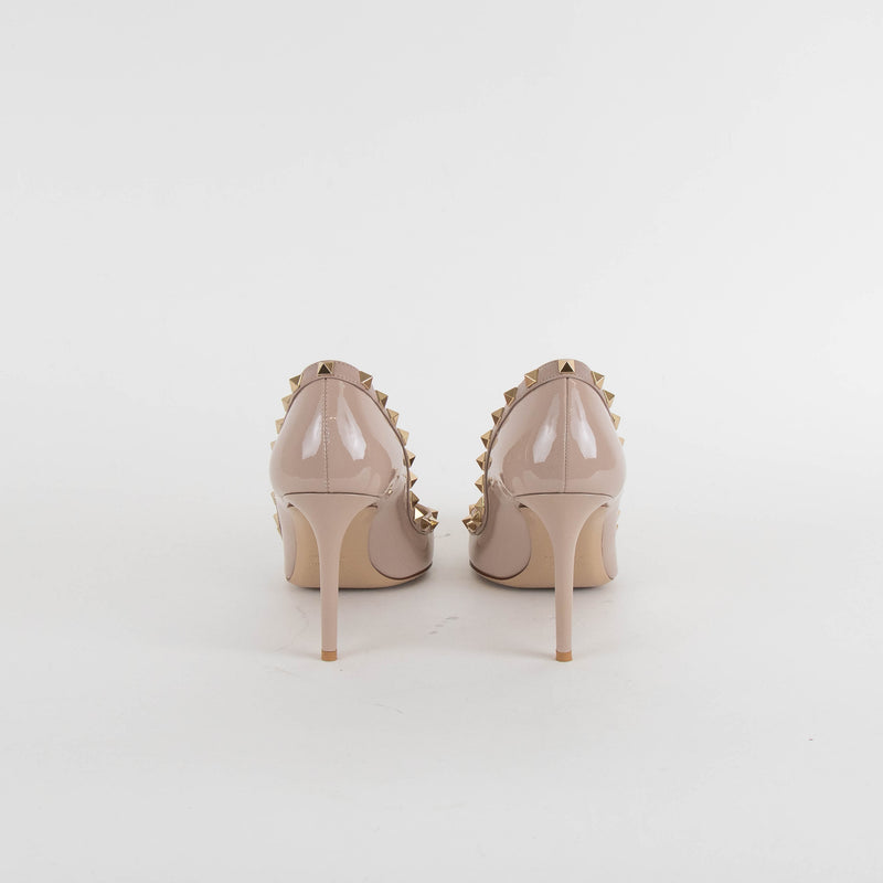 Valentino Nude Rockstud Court Shoe
