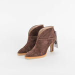 Lola Cruz Chocolate Brown Suede Shoe Boot