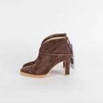 Lola Cruz Chocolate Brown Suede Shoe Boot