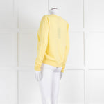 Weekend Max Mara Yellow Cashmere Blend Fine Sweater