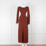 Cult Gaia Dark Tan Ember Carla Dress