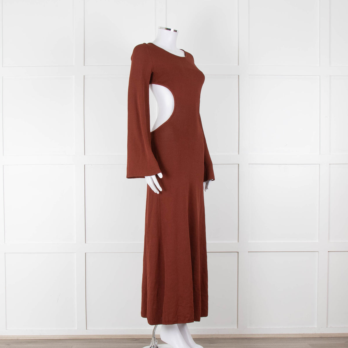 Cult Gaia Dark Tan Ember Carla Dress