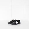 Dolce & Gabbana Black Leather Laceup Trainers