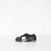 Dolce & Gabbana Black Leather Laceup Trainers