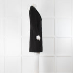 Boutique Moschino Black Wool Fitted Coat