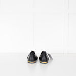 Dolce & Gabbana Black Leather Laceup Trainers