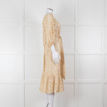 Lisa Marie Fernandez Cream And Gold Broderie Jumpsuit