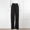 Rag And Bone Black Wide Leg Jean