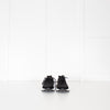 Hermes Black Canvas White Leather Trainers