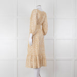 Lisa Marie Fernandez Cream And Gold Broderie Jumpsuit