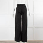 Rag And Bone Black Wide Leg Jean