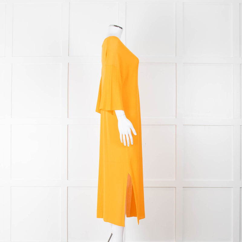 Joseph Orange Fine Knit Batwing Dress