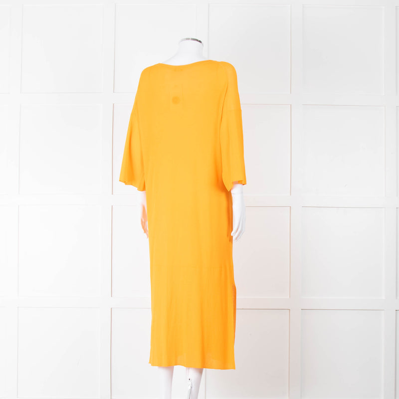 Joseph Orange Fine Knit Batwing Dress