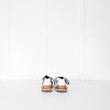 Hermes Black Canvas White Leather Trainers