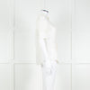Rebecca Vallance Cream Scallop Trim Puff Sleeve Blouse