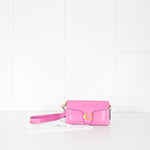 Coach Pink Tabby Chain Clutch Leather Bag