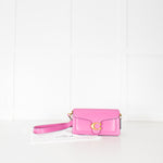 Coach Pink Tabby Chain Clutch Leather Bag