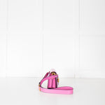 Coach Pink Tabby Chain Clutch Leather Bag