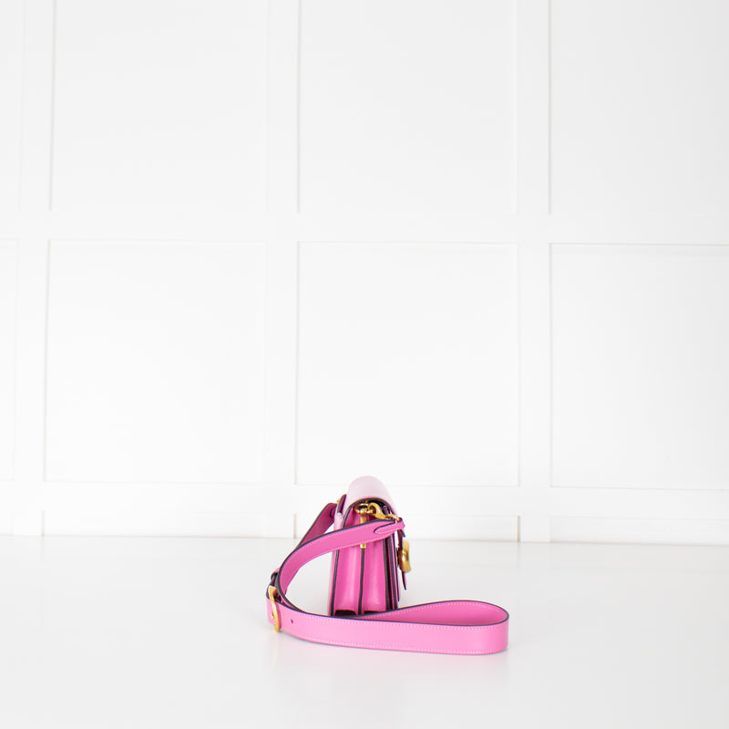 Coach Pink Tabby Chain Clutch Leather Bag