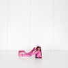 Coach Pink Tabby Chain Clutch Leather Bag