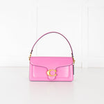 Coach Pink Tabby Chain Clutch Leather Bag
