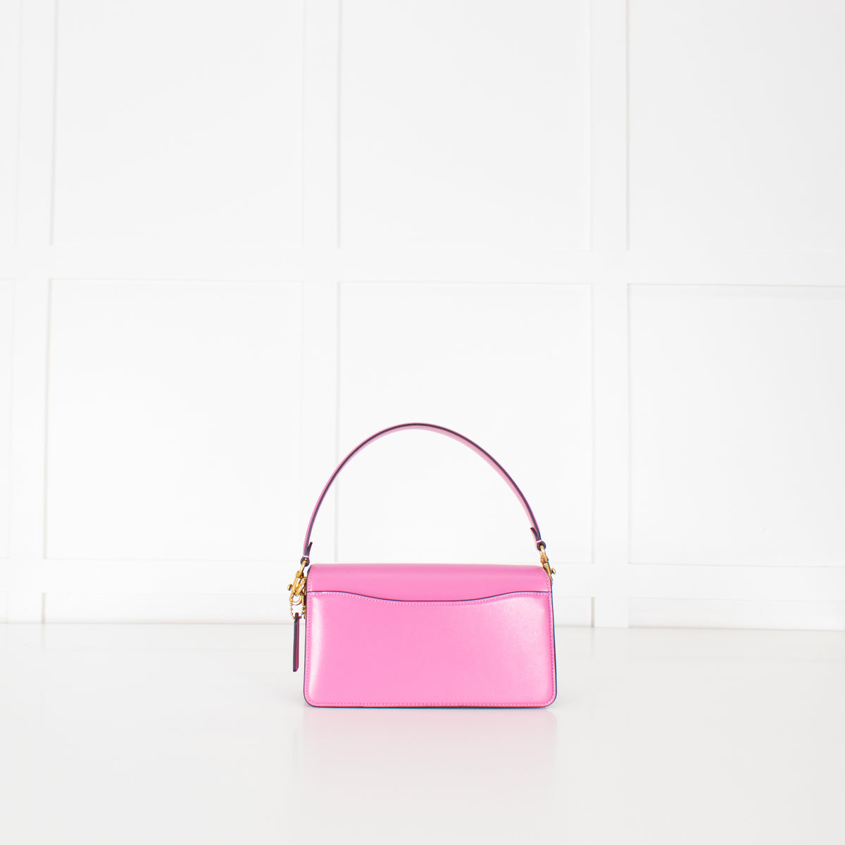 Coach Pink Tabby Chain Clutch Leather Bag