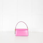 Coach Pink Tabby Chain Clutch Leather Bag