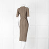 Remain by Birger Christensen Khaki Jumbo Rib Short Sleeve Knit Dress