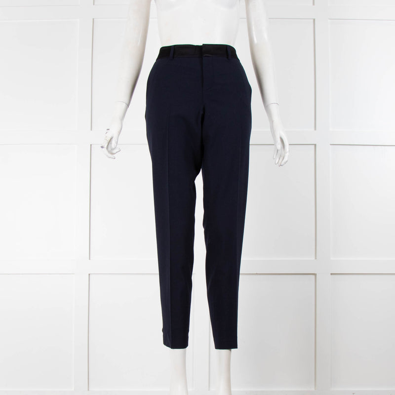 Vince Navy Cigarette Pants