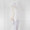 ME + EM Cream Sheer Long Sleeve T-Shirt