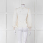 ME + EM Cream Sheer Long Sleeve T-Shirt