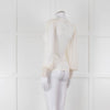 ME + EM Cream Sheer Long Sleeve T-Shirt