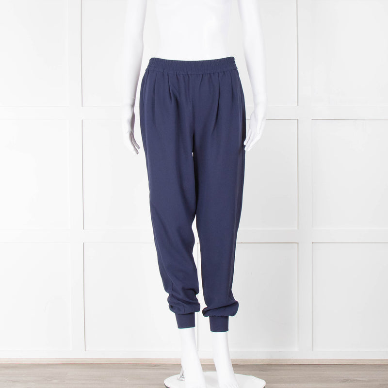 Joie Navy Elasticated Waist Joggers