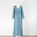 Natalie Martin April Dress in Shangri-La Periwinkle