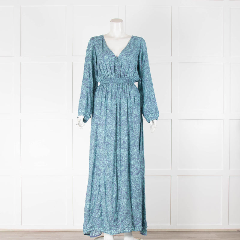 Natalie Martin April Dress in Shangri-La Periwinkle