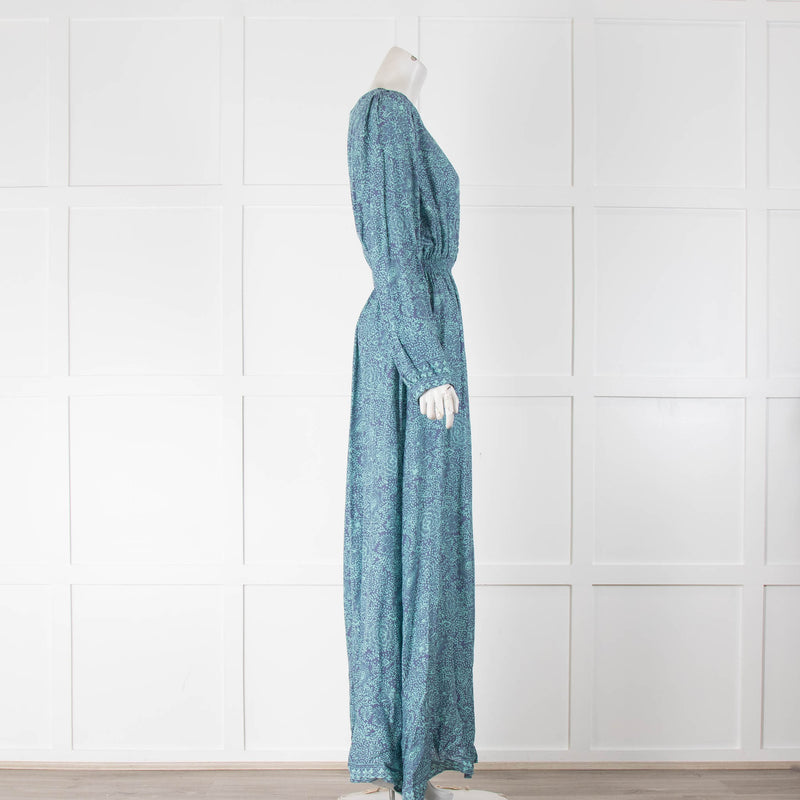 Natalie Martin April Dress in Shangri-La Periwinkle