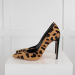 Dsquared2 Calf Hair Animal Print High Heel Shoes