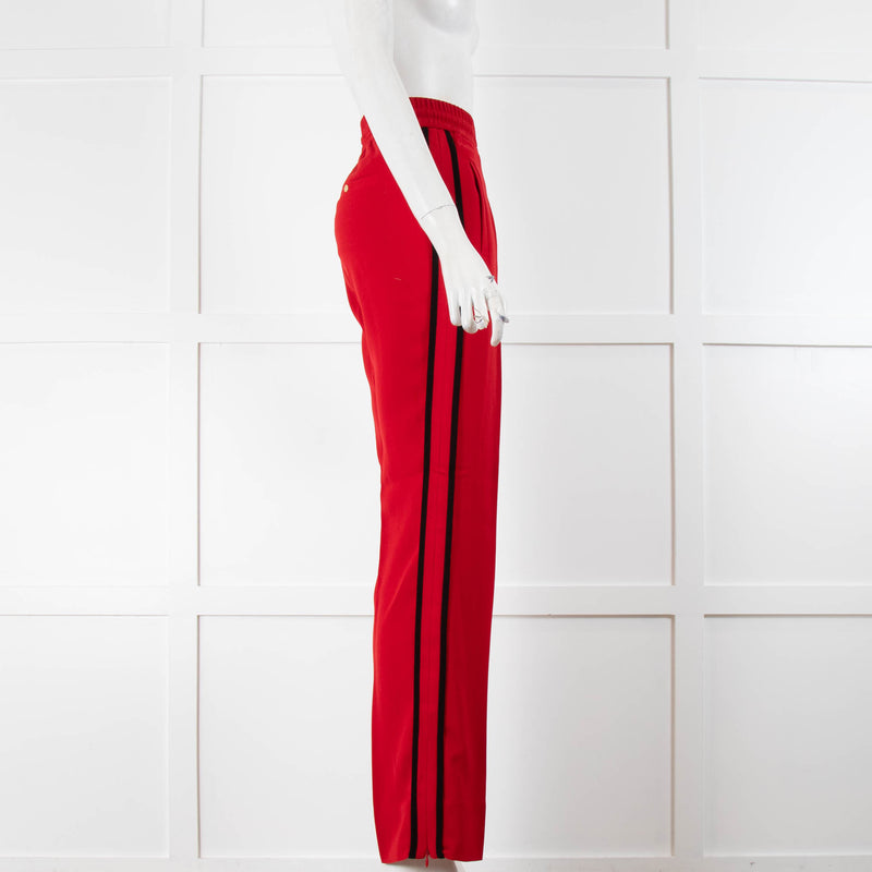 Me & Em Red Wide Leg Tracksuit Trousers