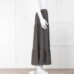 Lolly's Laundry Black White Polka Dot Elasticated Skirt