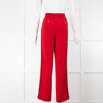 Me & Em Red Wide Leg Tracksuit Trousers