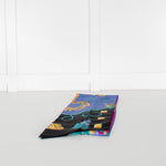 Hermes Purple And Pink Le-Maxi Twilly Scarf