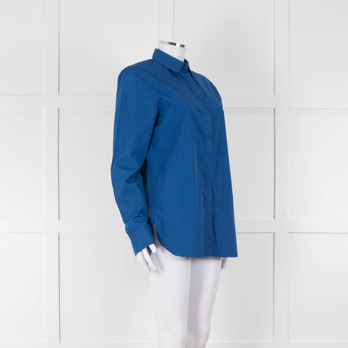 Paul Smith Blue Cotton Long Sleeve Shirt