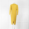 Pleats Please Moss Green V- Neck Plisse Dress