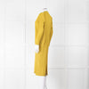 Pleats Please Moss Green V- Neck Plisse Dress