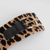Temperley London Leopard Skin Curved Belt