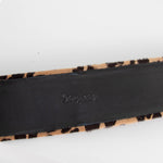 Temperley London Leopard Skin Curved Belt