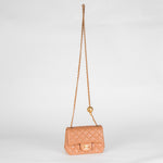 Chanel Caramel Pearl Crush Mini Square Flap Bag